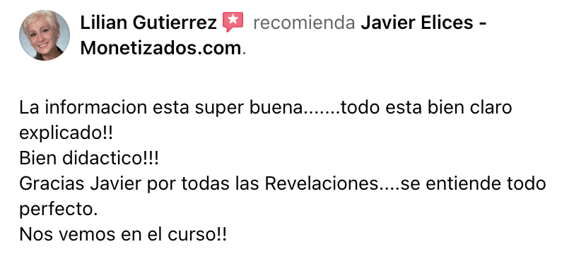 Javier Elices Opiniones