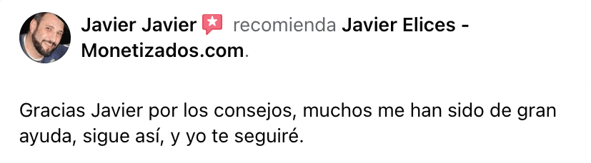 Opiniones de Javier Elices