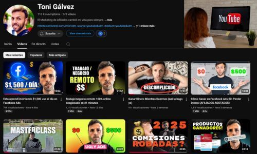 Tony Galvez Youtube