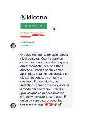 klicana afiliados resultados