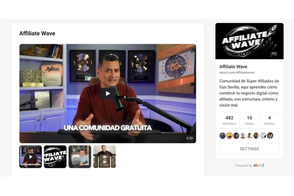 Affiliate Wave de Gus Sevilla