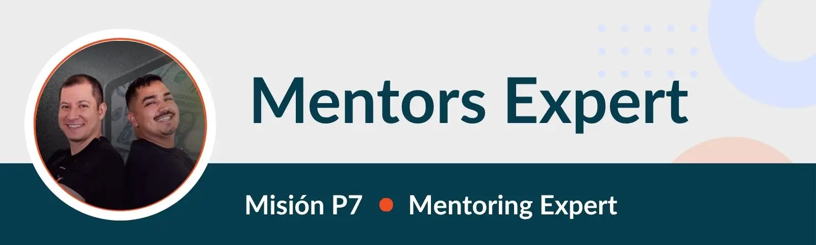 Mentors Expert Yeison Cajas y Alejandor Sarria