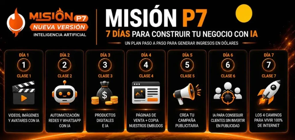 Mision p7 mentors expert 7 dias
